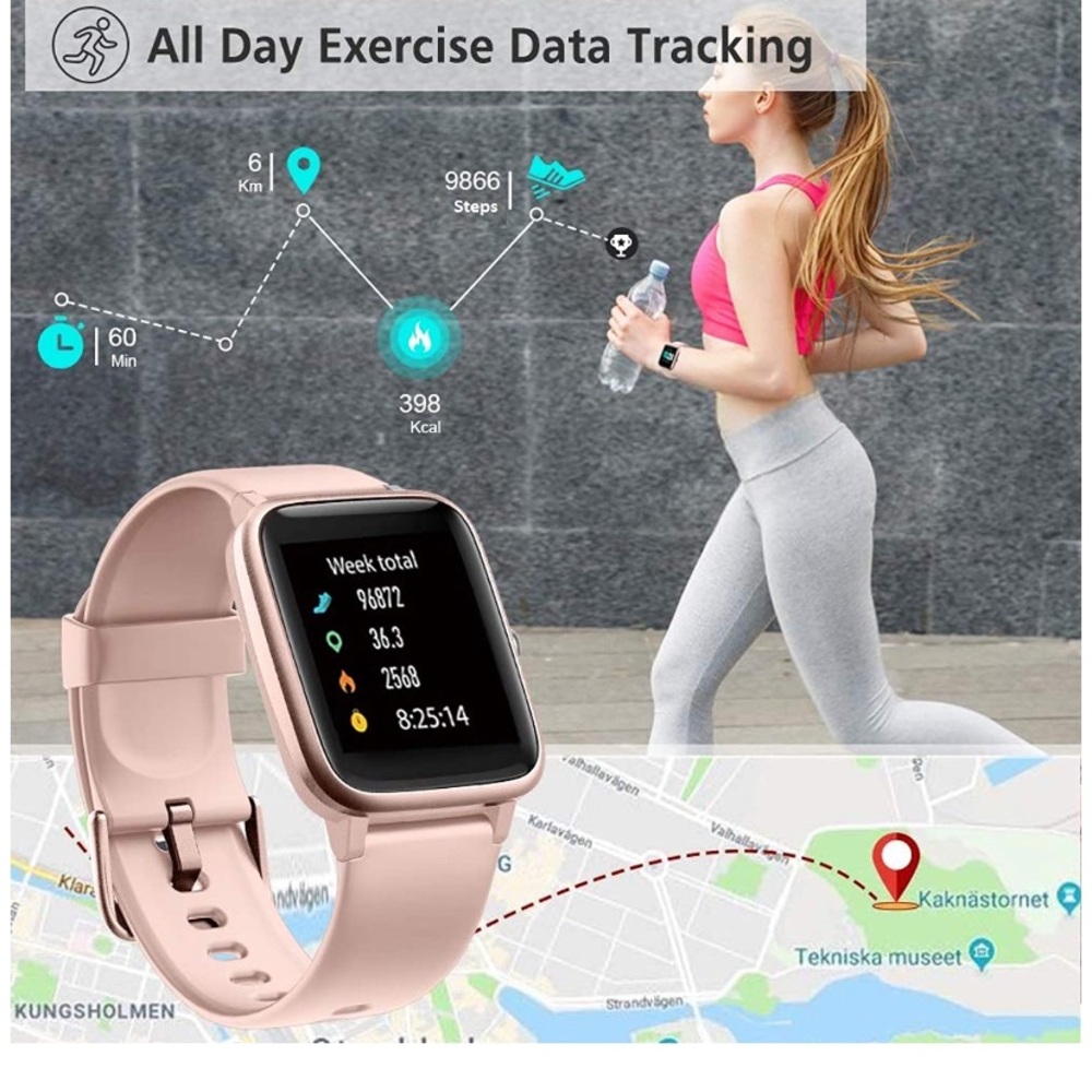 Smart Watch, Waterproof Touch Screen- iOS, Android - Picture 3 of 16